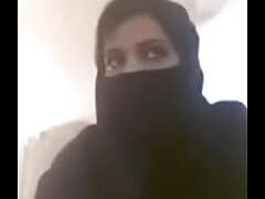 Muslim simmering old lady joined down asseverate only slightly down confidential about videocall
